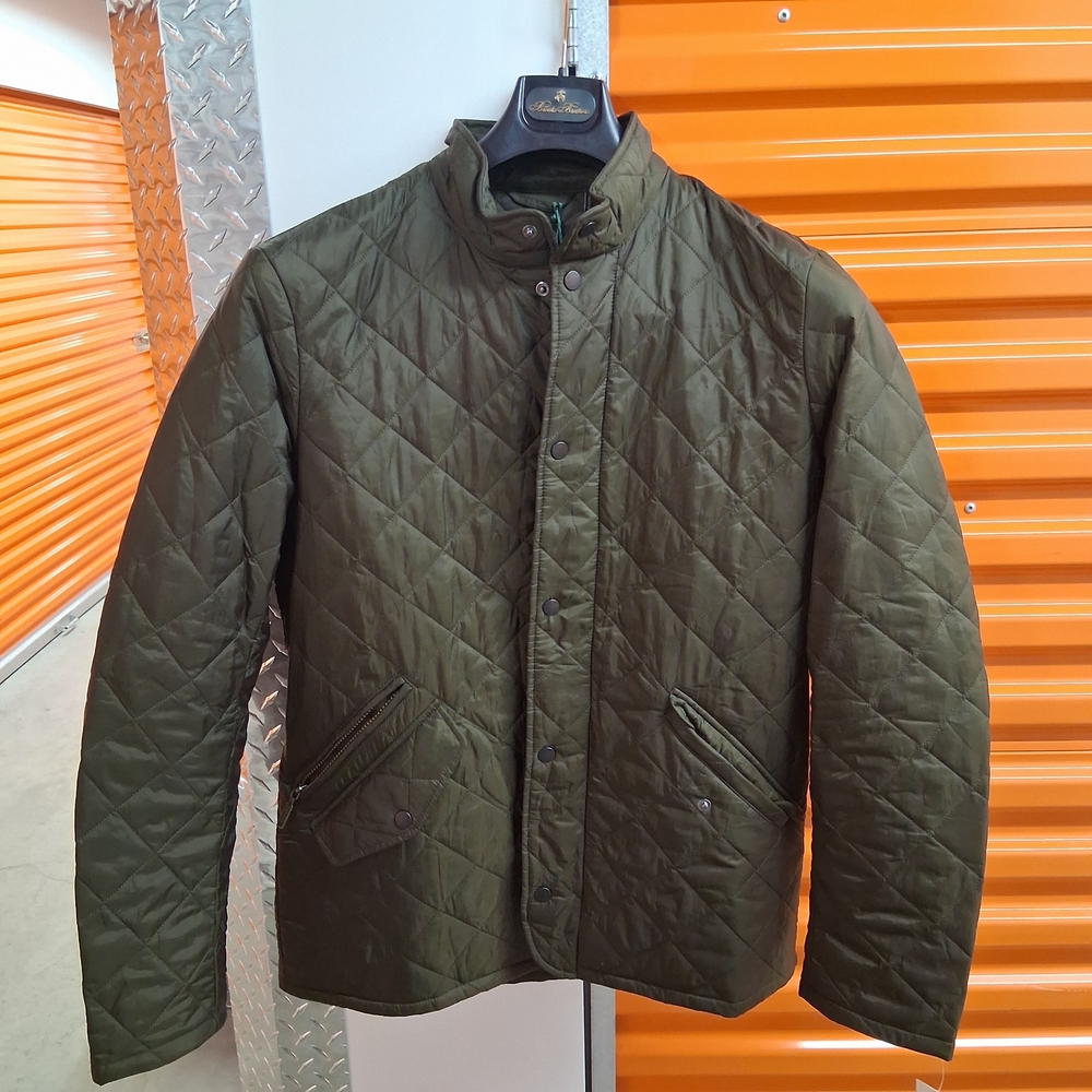 Barbour Men's Lightweight Quilted Jacket in Dark Green
